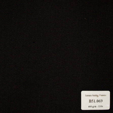 B51.069 Kevinlli V2 - Vải Suit 50% Wool - Đen